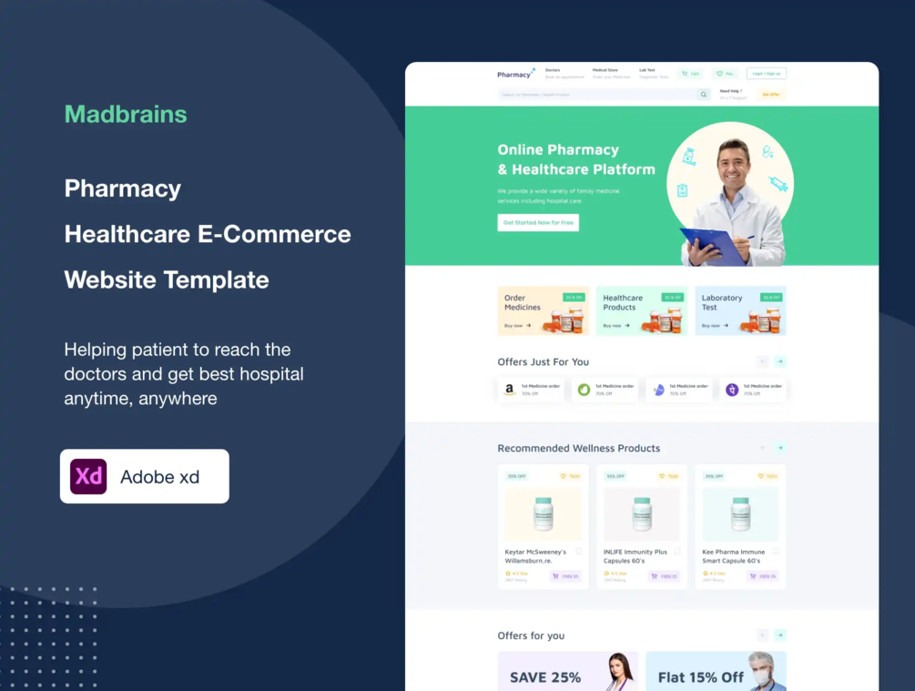 Healthcare site Template