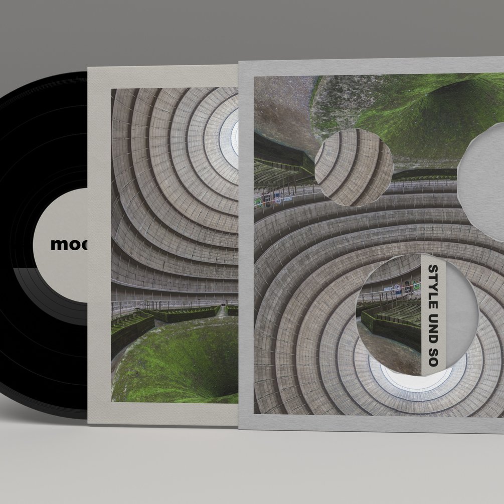 Free Vinyl Cover PSD Mockup