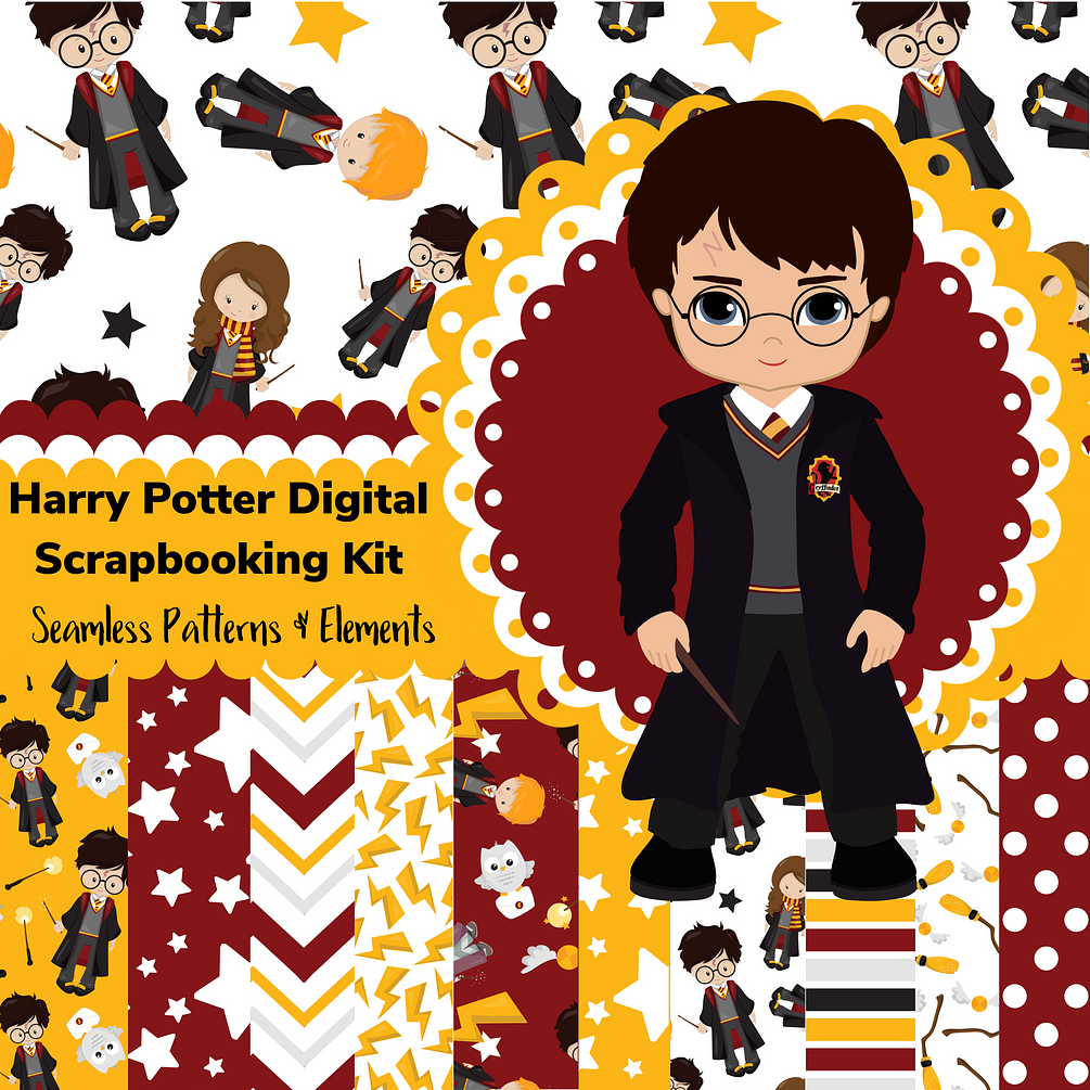 Harry Potter Digital Scrapbook Kit