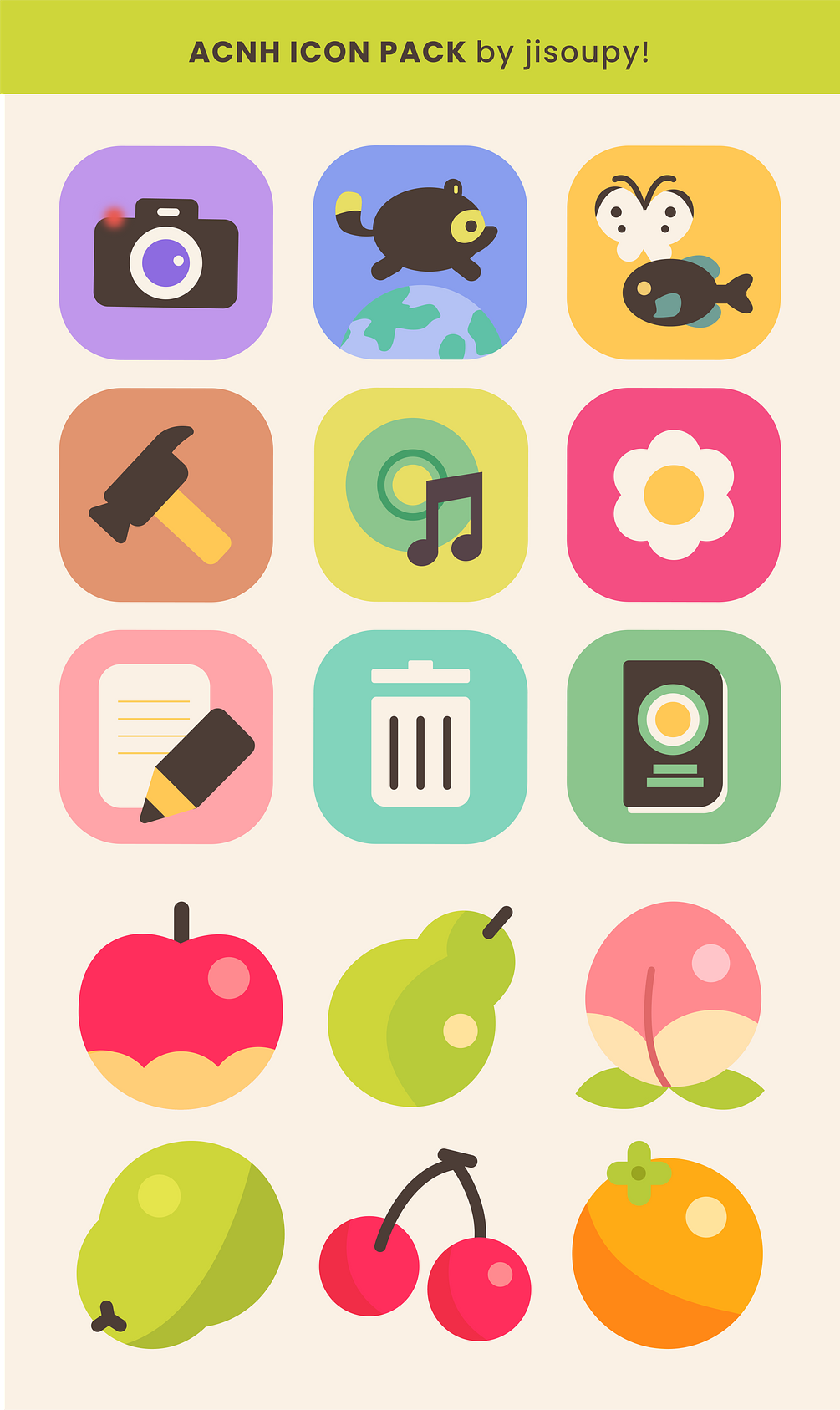 ACNH Icon Pack 🍑