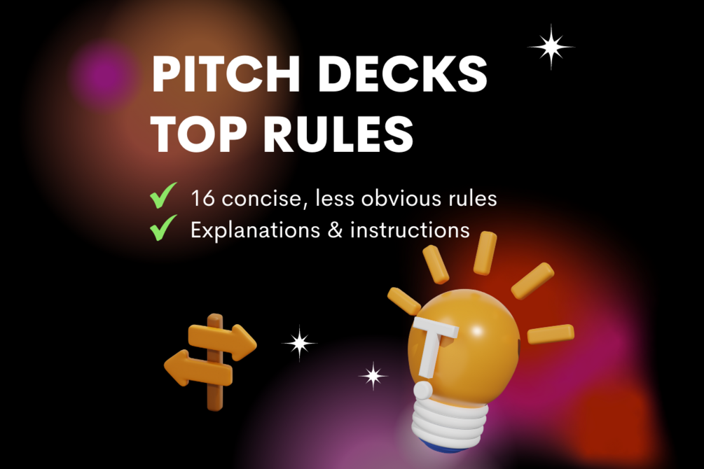 🚀🚀 Pitch Deck top rules (for founders and investors, fundraising
