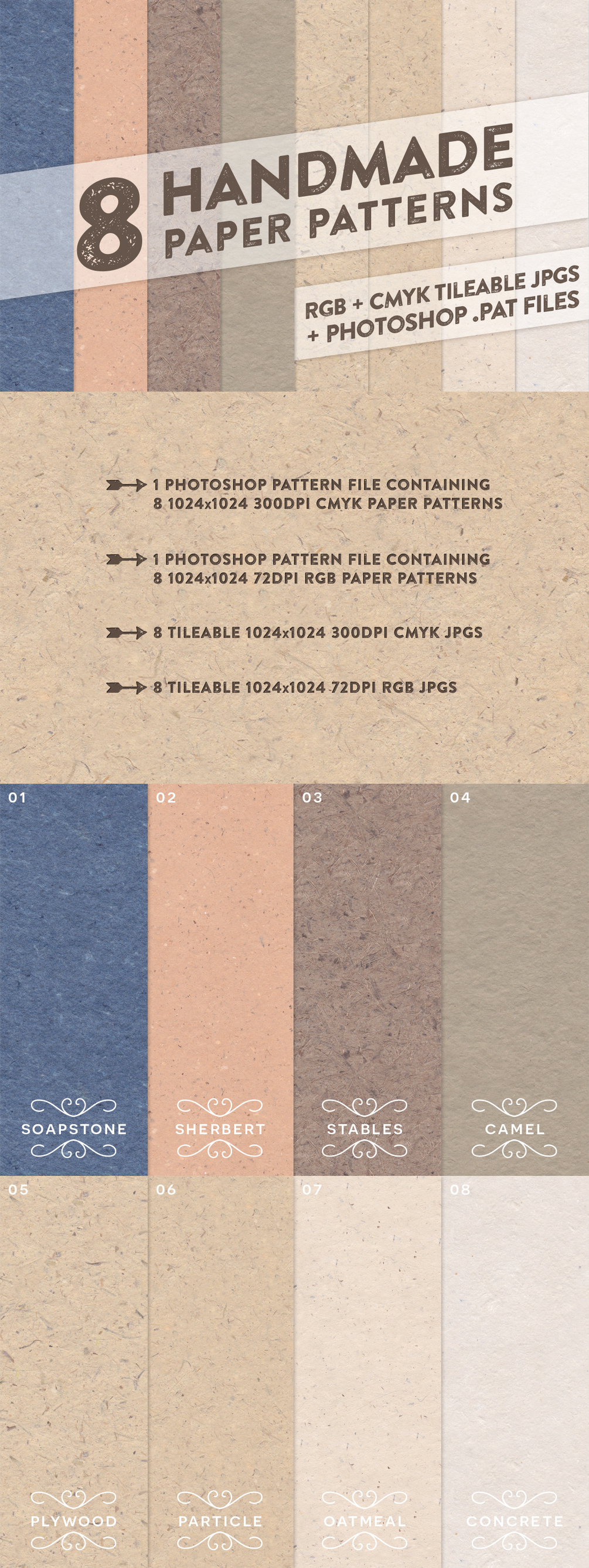 8 Handmade Paper Patterns