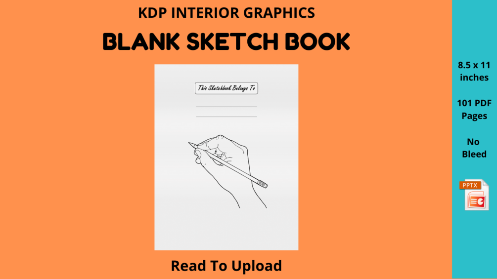 Blank Sketch Book KDP Interior