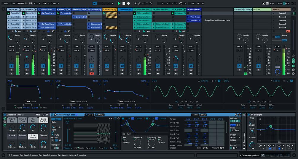 Ableton Live Dark Theme TXL Night Runner