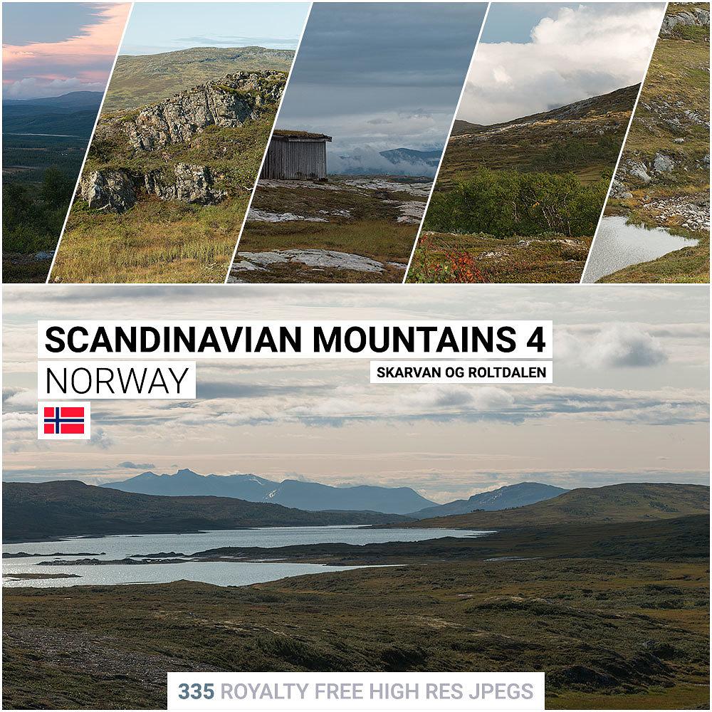 Scandinavian Mountains 4 | Matte Painting / reference / photobash pack