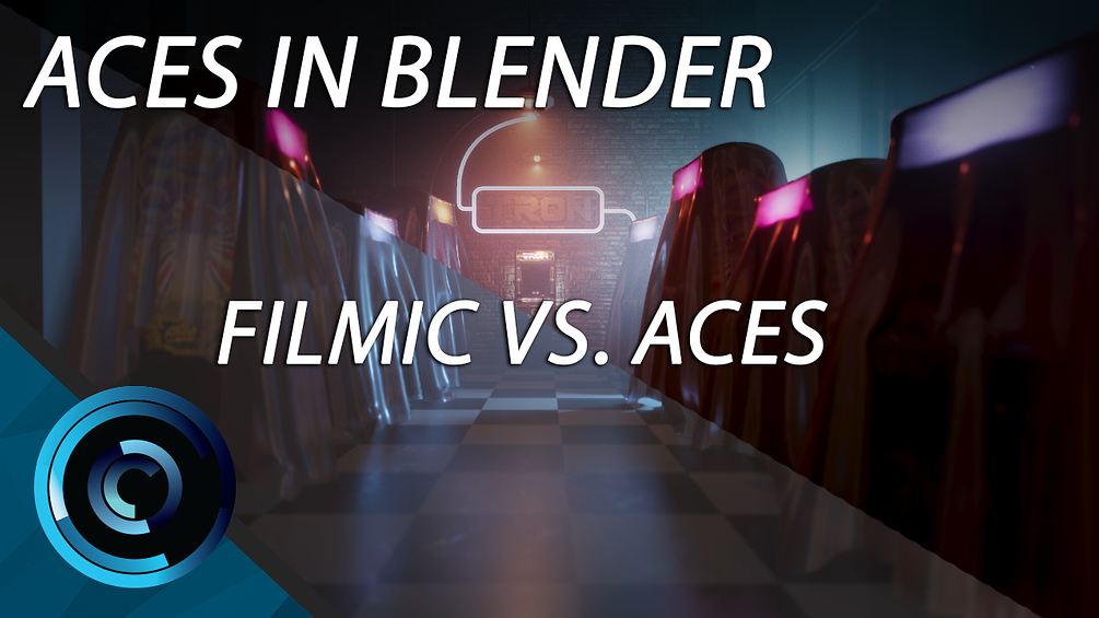 ACES Blender Arcade Scene