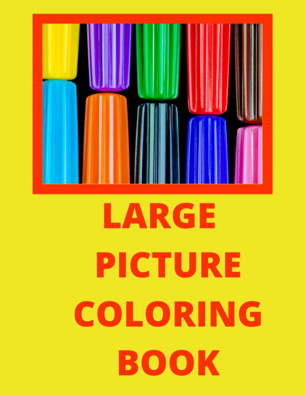 LARGE PICTURE COLORING BOOK