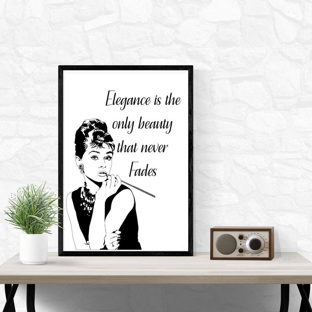 Audrey Hepburn printable wall art