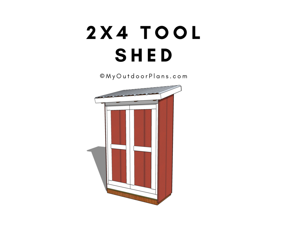 2x4 Tool Shed Plans