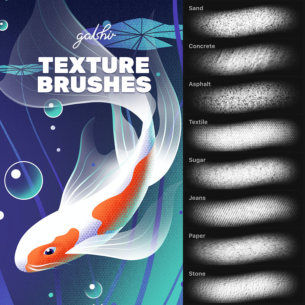 Gal Shir’s Brushes for Procreate and Photoshop