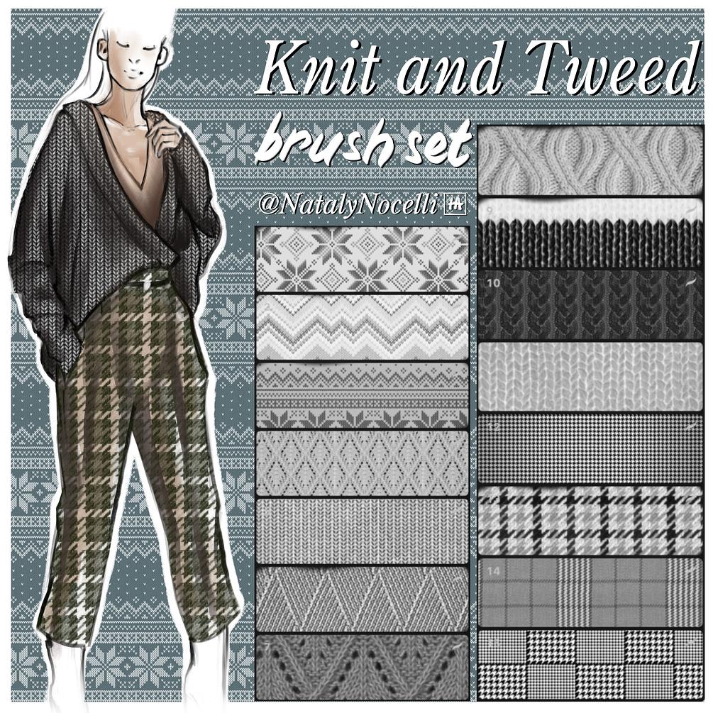 Knit & Tweed brush set