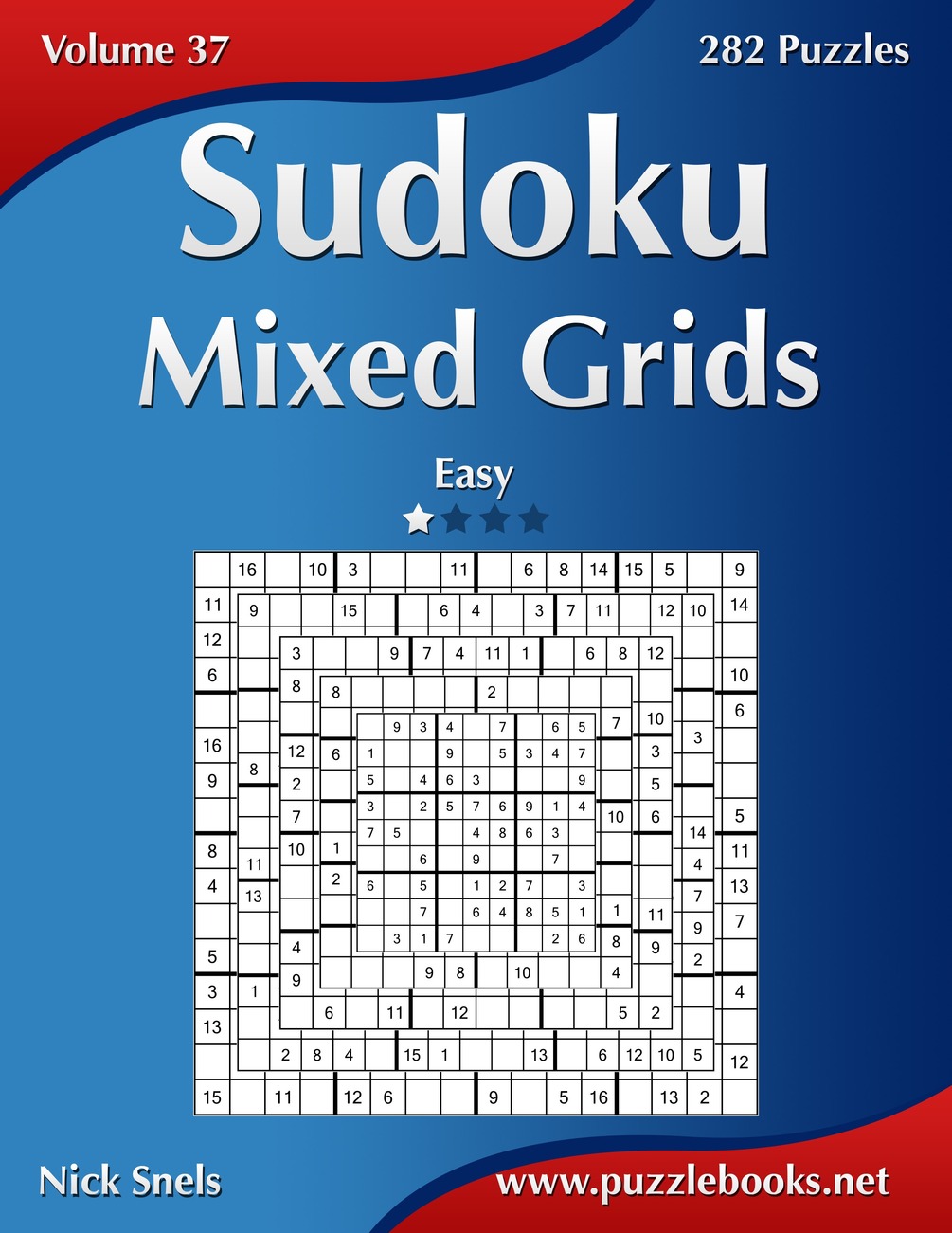 Sudoku Mixed Grids Easy Volume 37 282 Puzzles