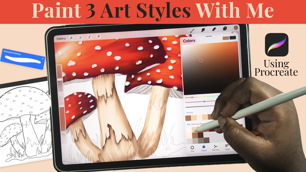 Digital Painting in Procreate Course