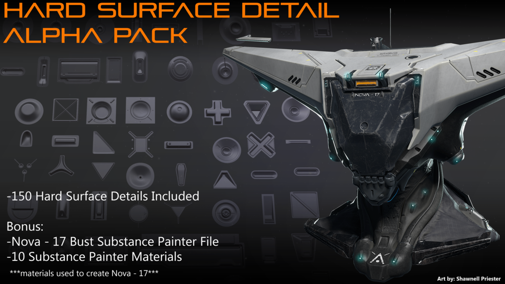 Hard Surface Detail Alphas