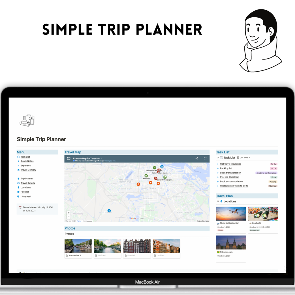 notion-travel-planner-template