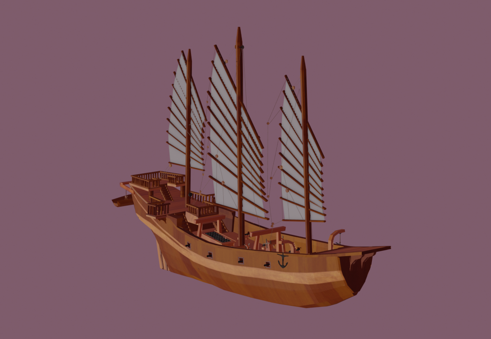 Chinese Junk Ship model