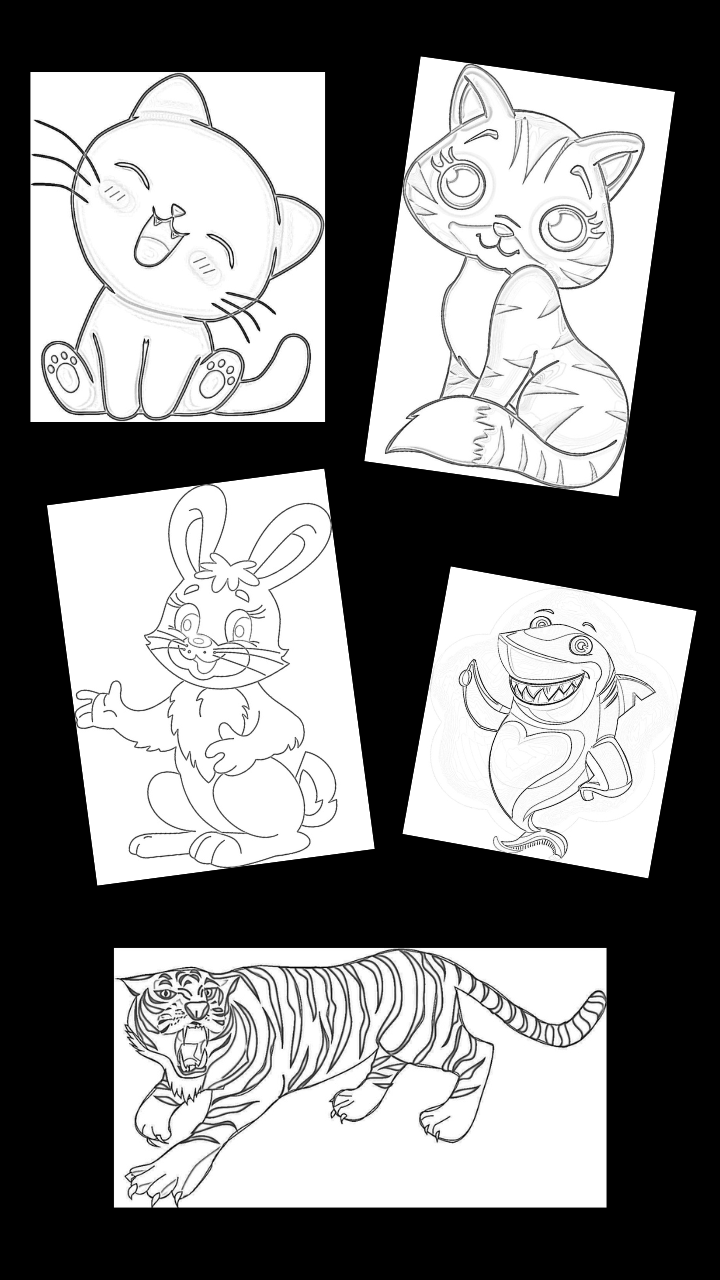 coloring book animals