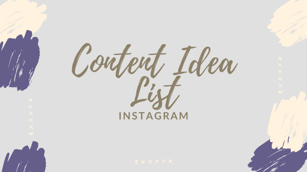 30+ Content Ideas List