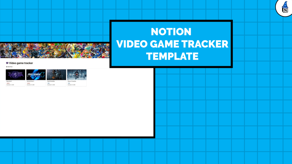 Notion Video Game Tracker Template