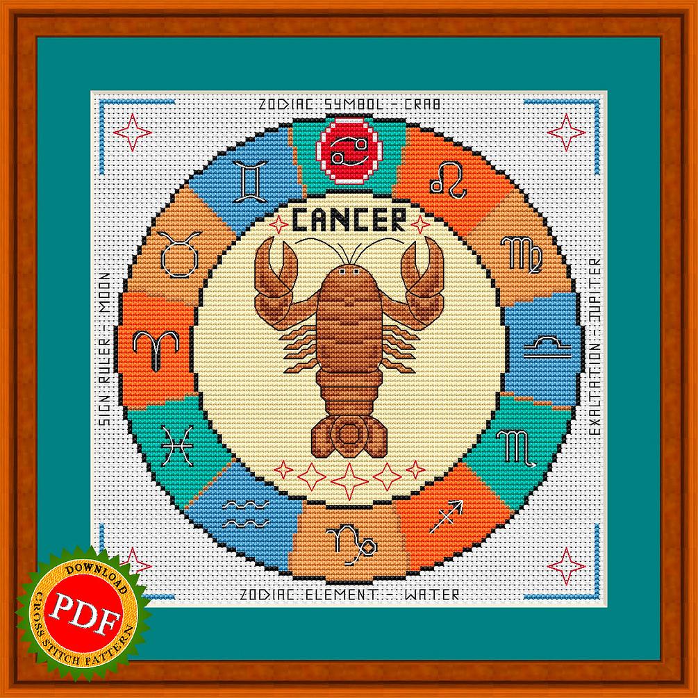 cancer-cross-stitch-pattern-cancer-zodiac-sign-sign-of-cancer