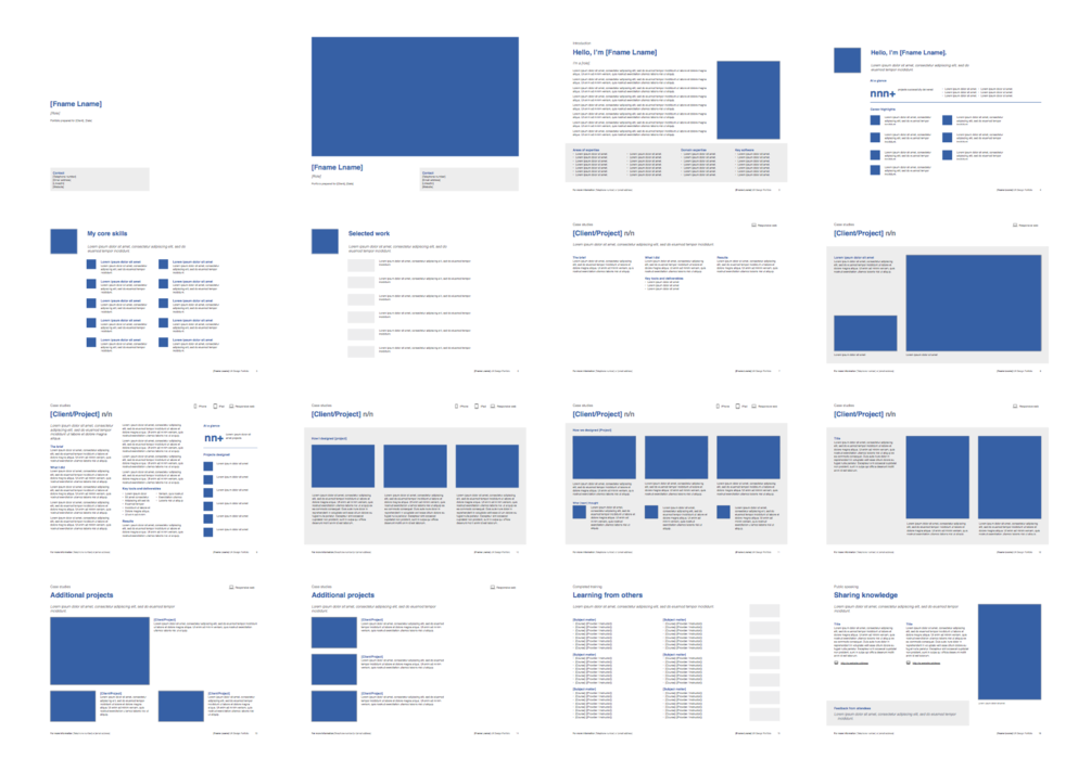 Ux Portfolio Presentation Template