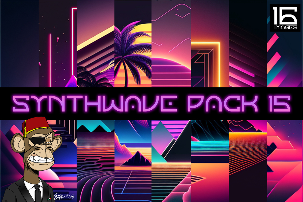 SYNTHWAVE BACKGROUND PACK 15