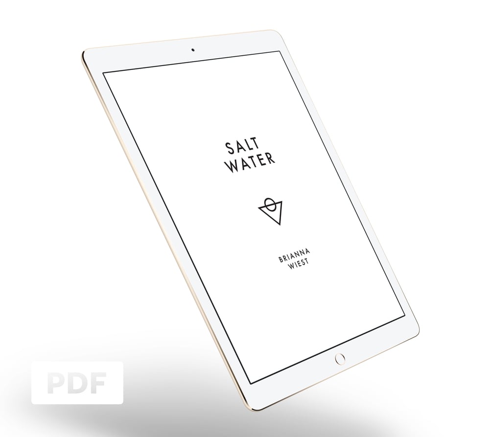 Salt Water by Brianna Wiest (PDF Version)