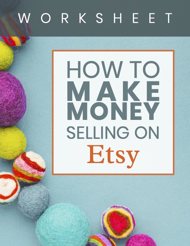 How to Make Money Selling on Etsy Worksheet
