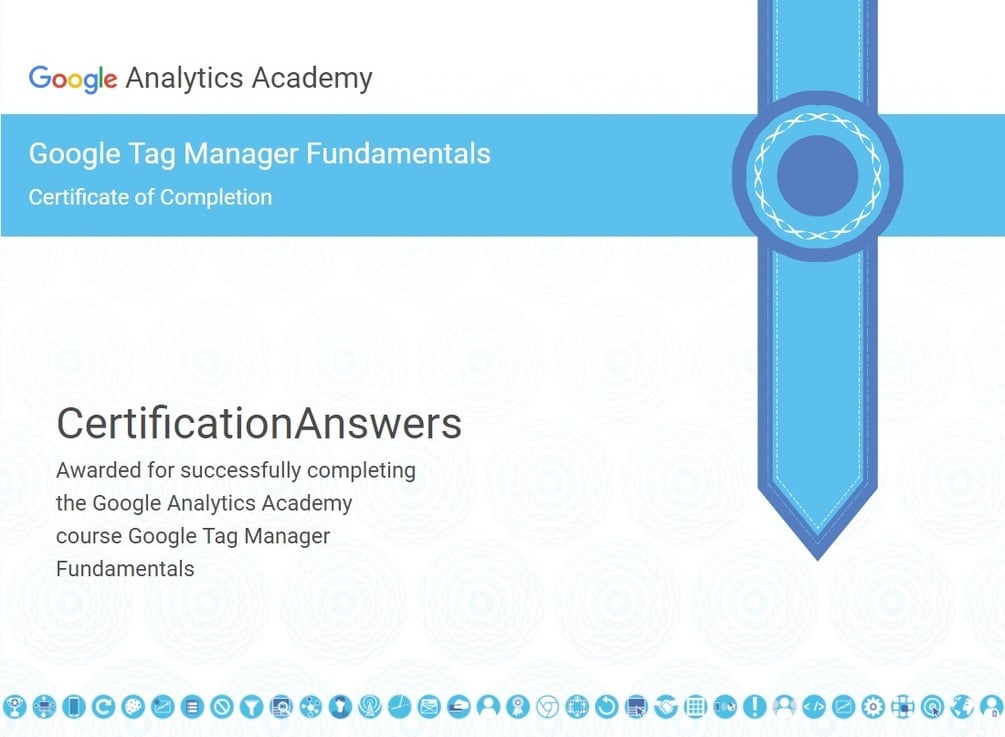 Google Tag Manager Fundamentals - Analytics Academy Exam Answers