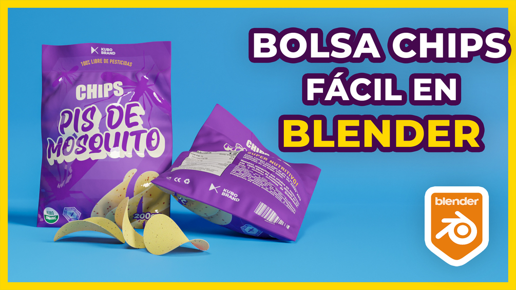 Bolsa de Chips para Blender