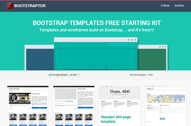 Bootstrap templates starter PRO KIT License