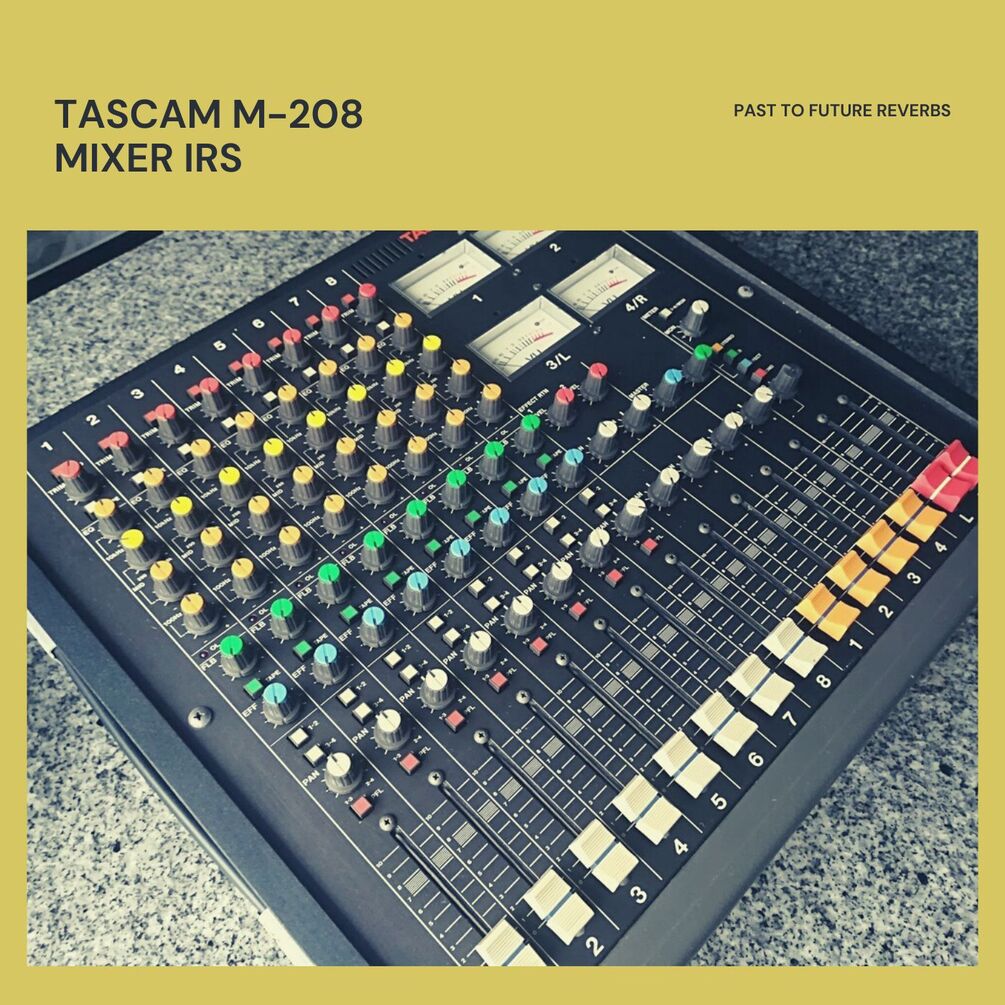 TASCAM M208 8 CHANNEL ANALOG CONSOLE IRS!