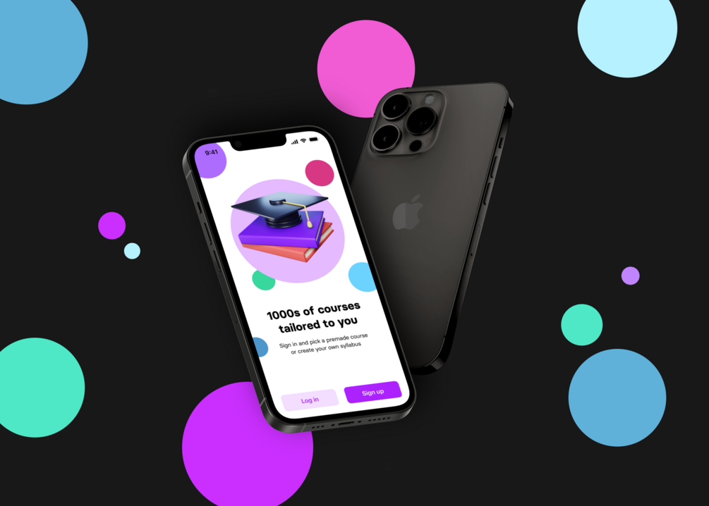 Online course app design - Figma file