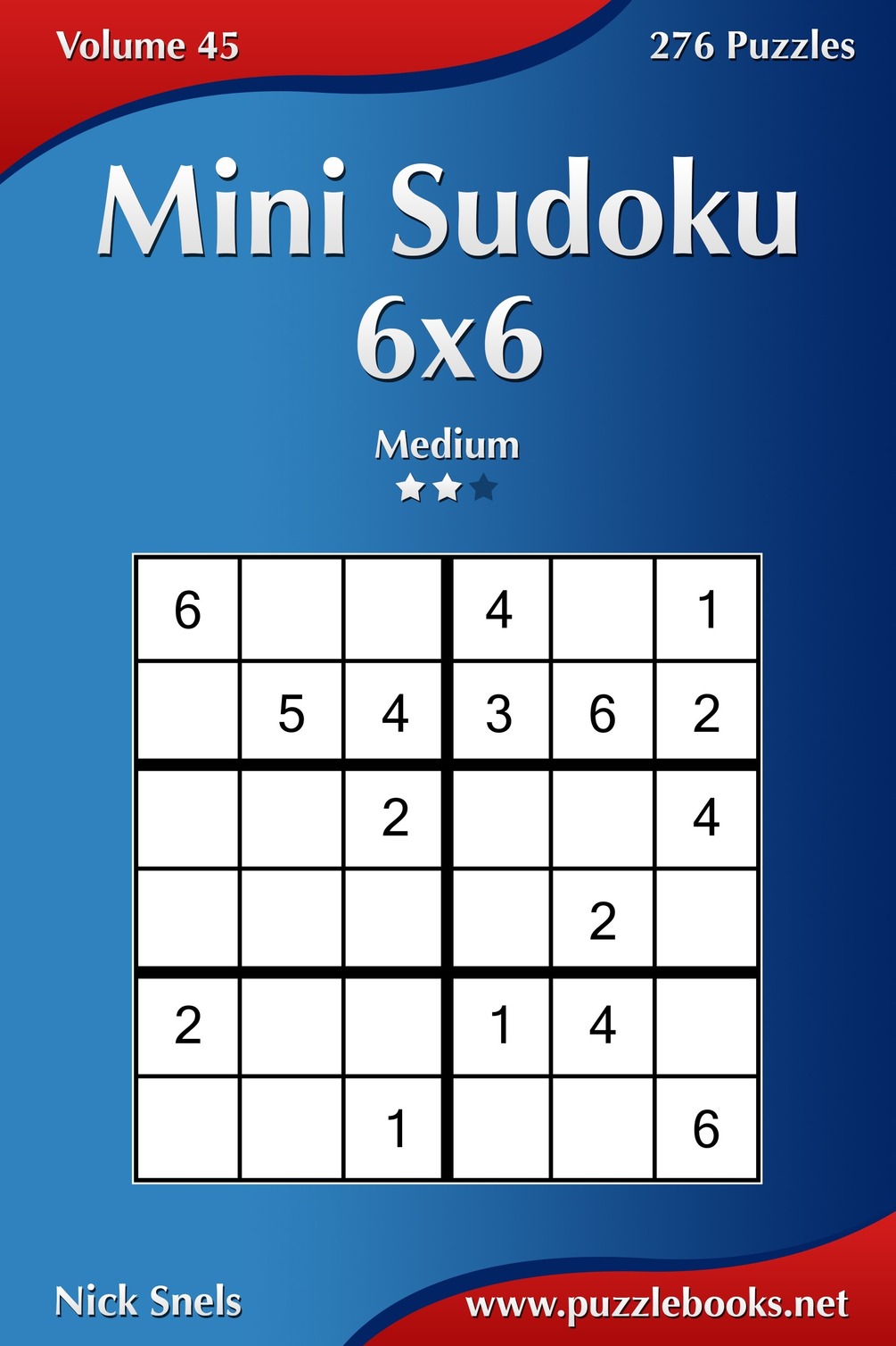 Mini Sudoku 6x6 Medium Volume 45 276 Puzzles