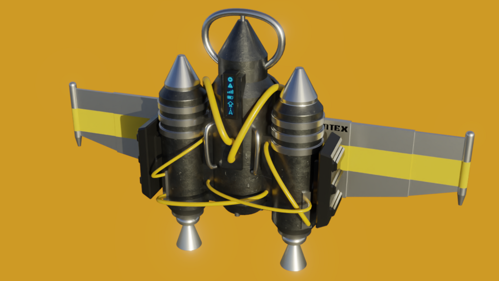 Jetpack 3D Model (.fbx and .blend)