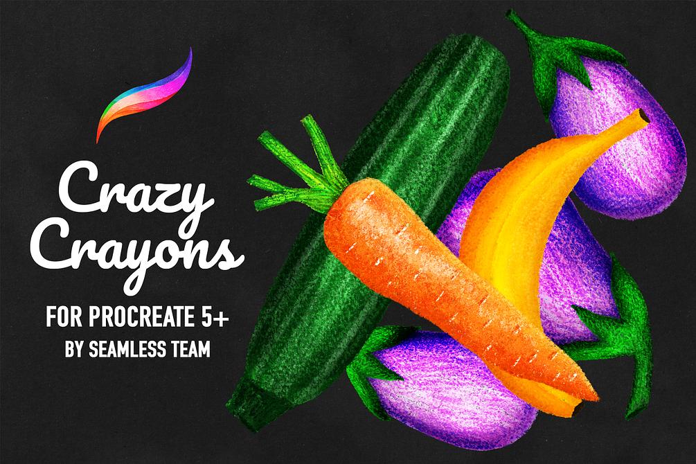 Crayon brushes for Procreate 5