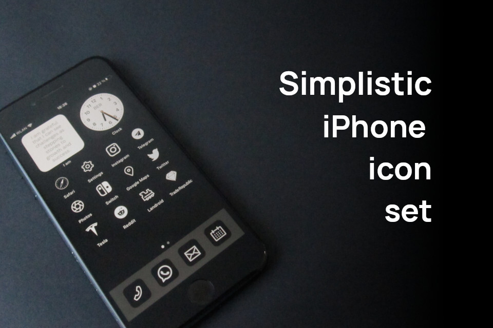 Simplistic IPhone App Icon Set