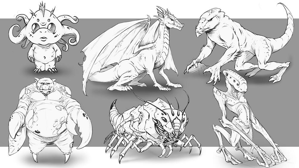 How to Improve Your Creature Design Drawing Step by Step