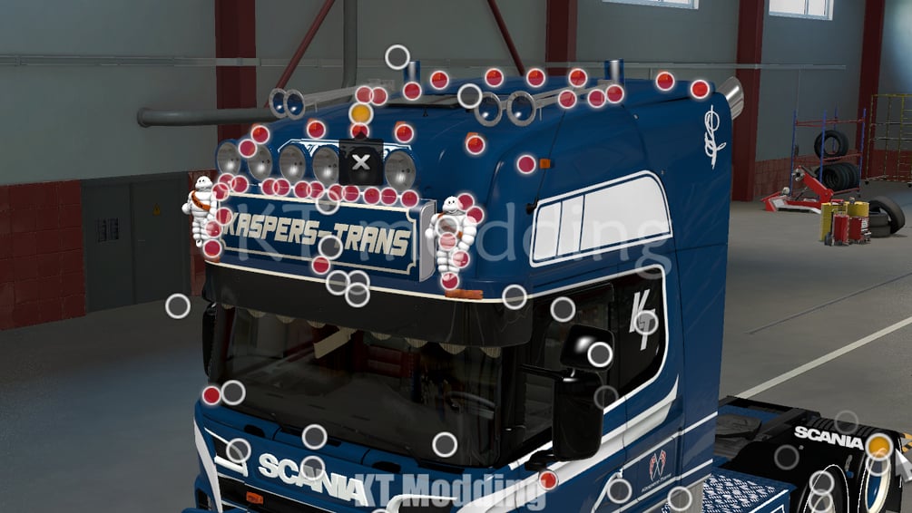 Roofslots for scania rjl topline for sale 