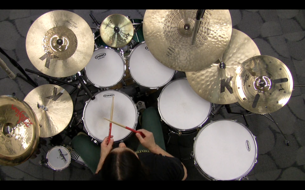 Bossa Nova on drum set video 1