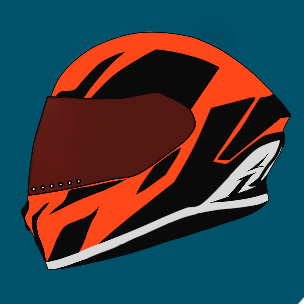 Orange Helmet