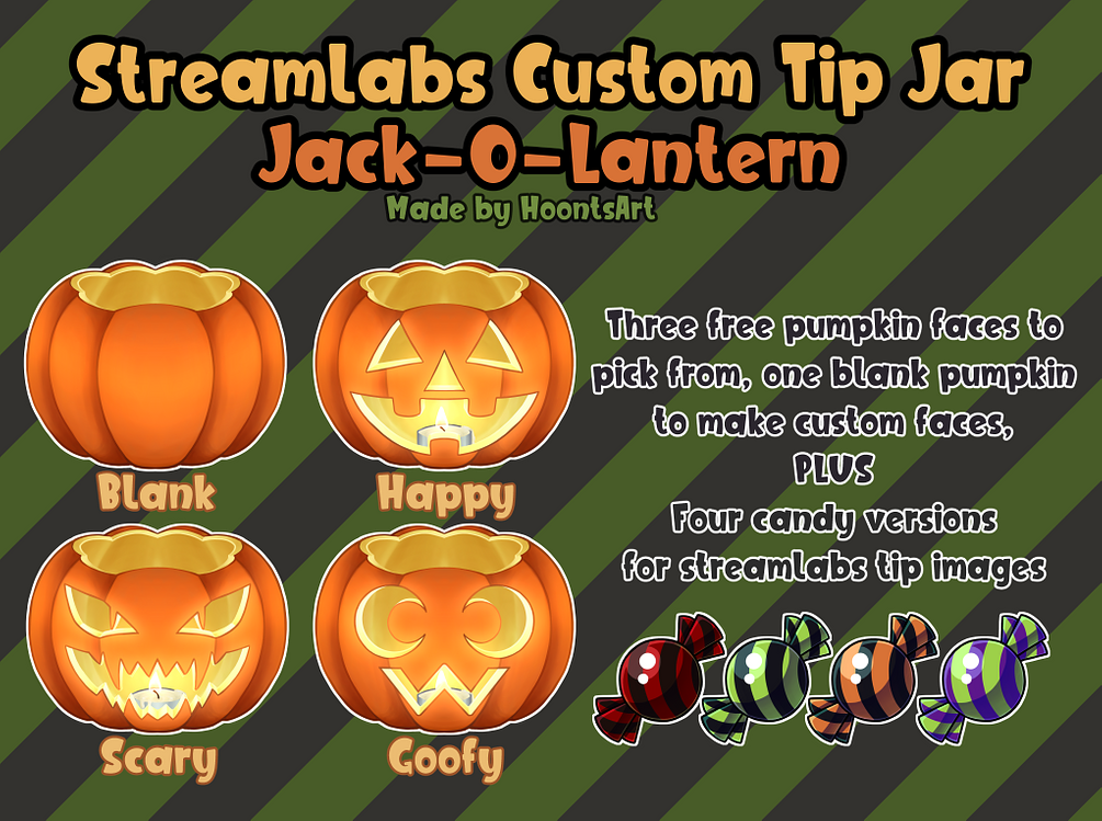 JackOLantern Custom Tip Jar for Streamlabs OBS