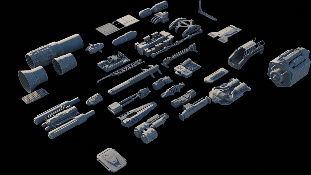 Full Kit Bashing Greeble Set v2