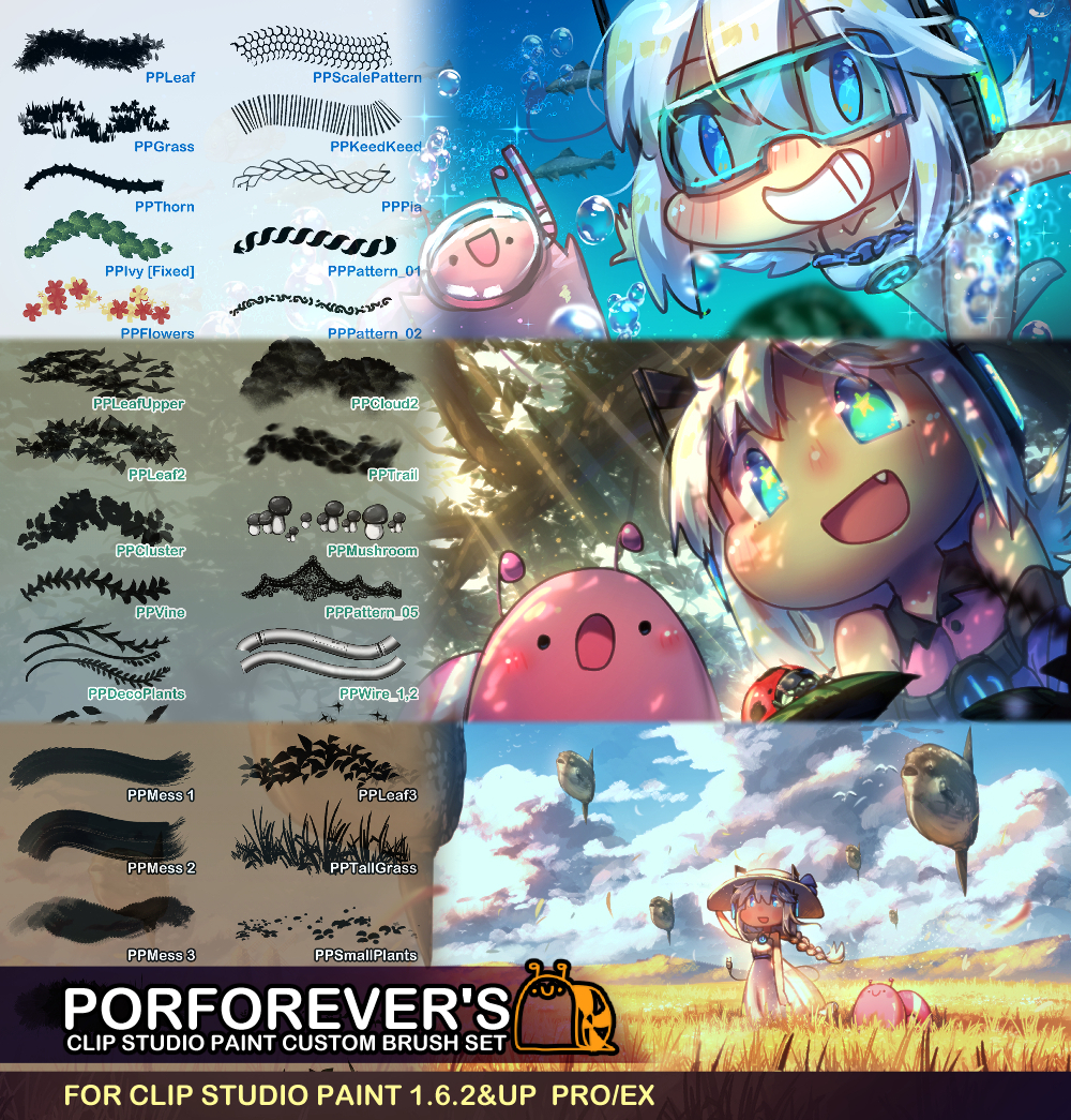 [Brush Pack] Porforever Custom Brush Sets
