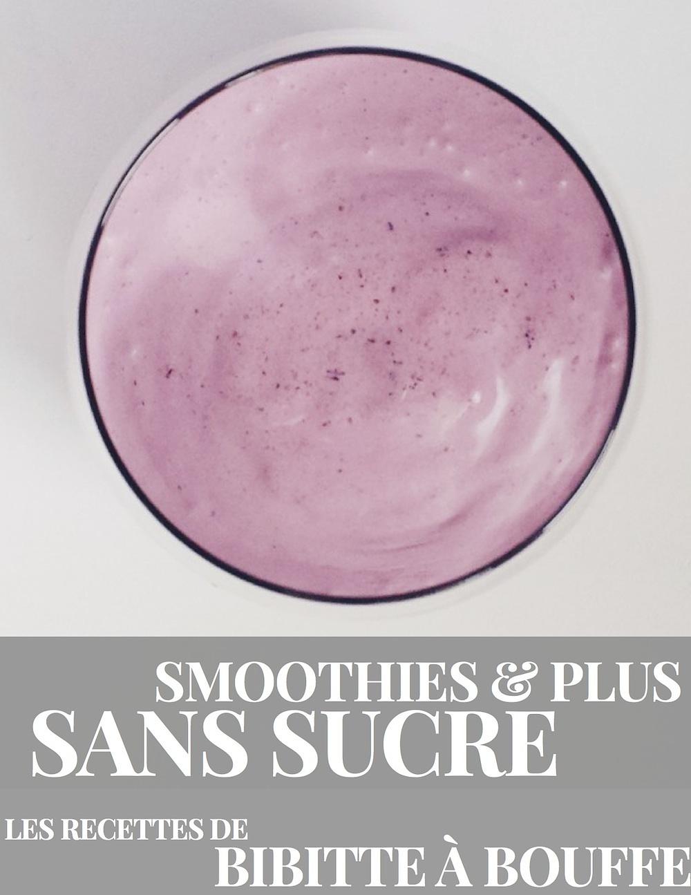 Smoothies & Plus sans Sucre Les recettes de Bibitte à Bouffe (Livre