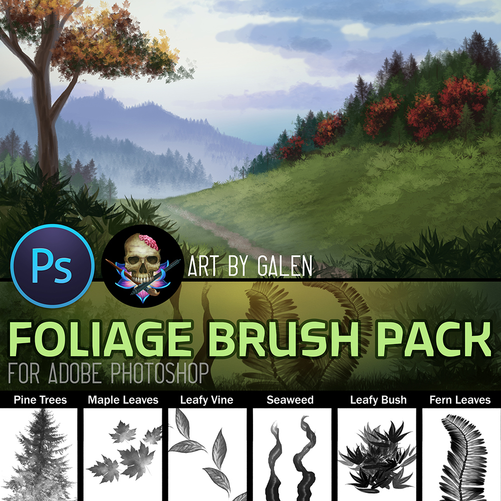Foliage Brush Pack 1 ArtbyGalen