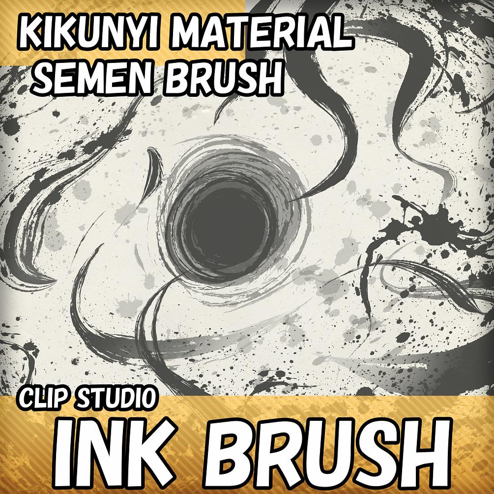 [KIKUNYI MATERIAL] CLIP STUDIO INK BRUSH