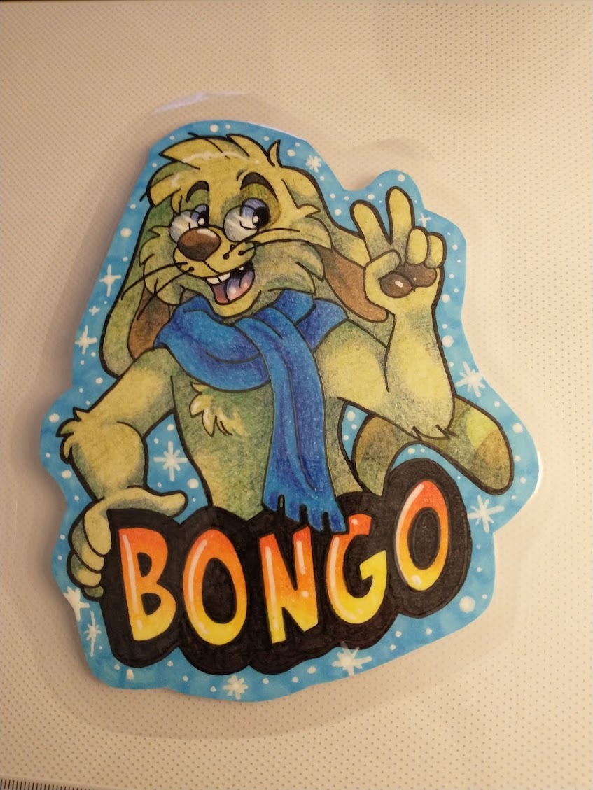 Headshot Custom laminated badge (Traditional)