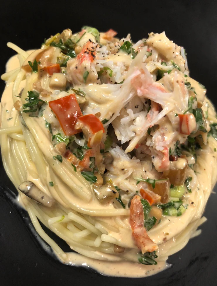 Cracked Crab Angel Hair Pasta Recipe