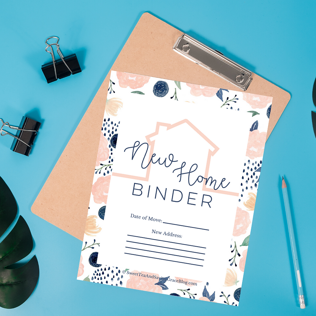 New Home Binder Printables